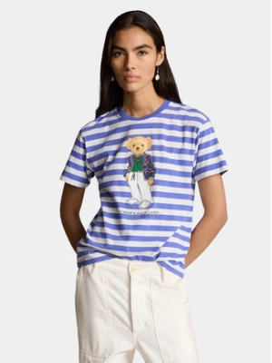 Polo Ralph Lauren T-Shirt Str Riv Br T 211924300001 Niebieski Regular Fit