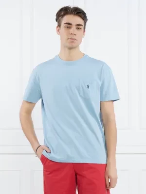 POLO RALPH LAUREN T-shirt | z dodatkiem lnu