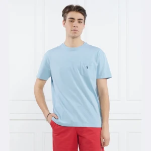 POLO RALPH LAUREN T-shirt | z dodatkiem lnu