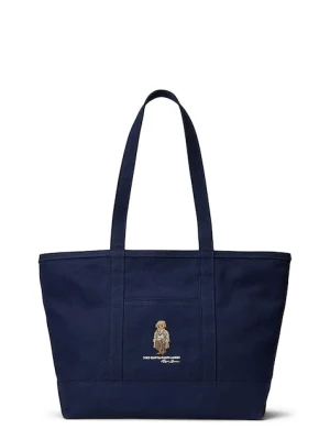 Polo Ralph Lauren torba bawełniana kolor granatowy 405974592