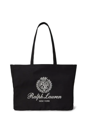 Polo Ralph Lauren torba materiałowa damska bawełniana czarny