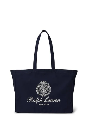 Polo Ralph Lauren torba materiałowa damska bawełniana granatowy