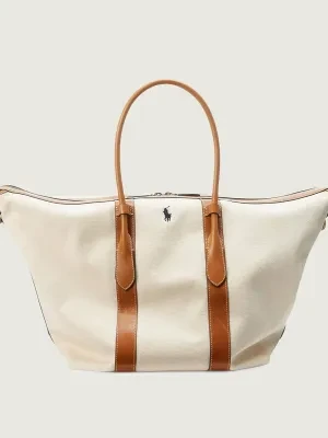 POLO RALPH LAUREN Torba podróżna | z dodatkiem skóry