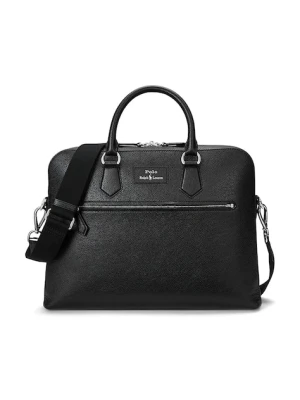 Polo Ralph Lauren torba skórzana czarny