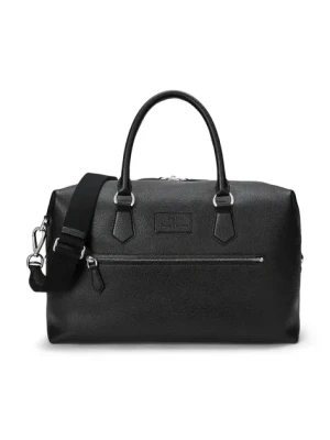 Polo Ralph Lauren torba skórzana kolor czarny 405962459