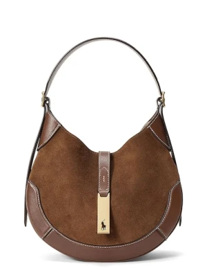 Polo Ralph Lauren torebka hobo damska skórzana