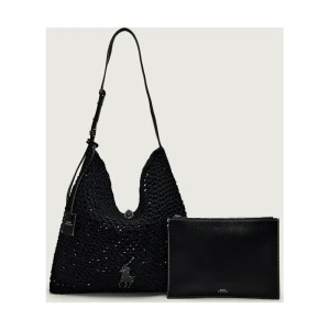 POLO RALPH LAUREN Torebka na ramię + saszetka Play Cord | z dodatkiem skóry