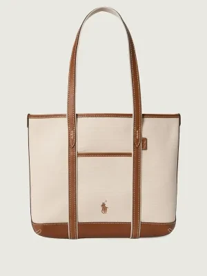 POLO RALPH LAUREN Torebka na ramię | z dodatkiem skóry