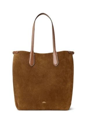 Polo Ralph Lauren torebka shopper damska zamszowa