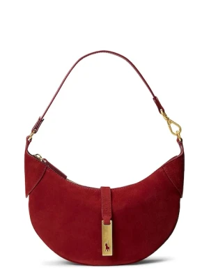 Polo Ralph Lauren torebka shopper damska zamszowa