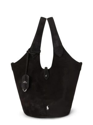 Polo Ralph Lauren torebka shopper damska zamszowa