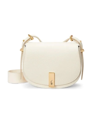 Polo Ralph Lauren torebka skórzana kolor biały 428932626