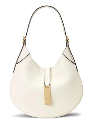 Polo Ralph Lauren torebka skórzana kolor biały 428944016