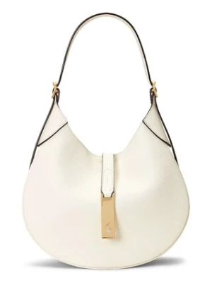 Polo Ralph Lauren torebka skórzana kolor biały 428944016