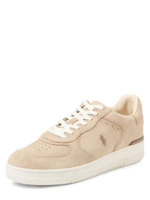 Polo Ralph Lauren Trenerzy męscy - kort Masters Mężczyźni skóra beżowy jednolity,