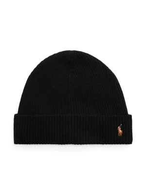POLO RALPH LAUREN Wełniana czapka czarny