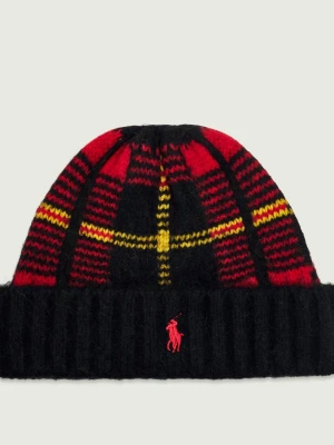 POLO RALPH LAUREN Wełniana czapka czerwony
