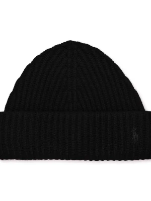 POLO RALPH LAUREN Wełniana czapka LUX RIB