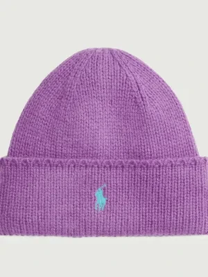 POLO RALPH LAUREN Wełniana czapka PONY