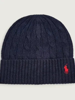 POLO RALPH LAUREN Wełniana czapka | z dodatkiem kaszmiru