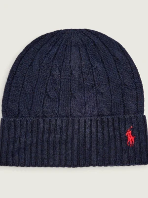 POLO RALPH LAUREN Wełniana czapka | z dodatkiem kaszmiru