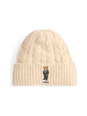 POLO RALPH LAUREN Wełniana czapka | z dodatkiem lnu
