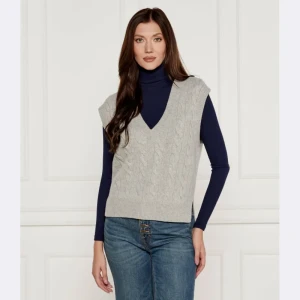 POLO RALPH LAUREN Wełniana kamizelka | Regular Fit | z dodatkiem kaszmiru