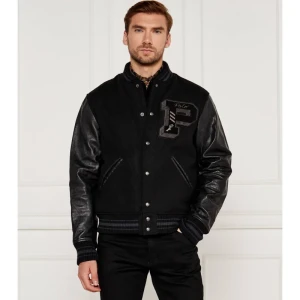 Zdjęcie produktu POLO RALPH LAUREN Wełniana kurtka bomber | Regular Fit | z dodatkiem skóry