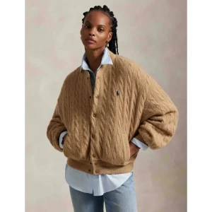 POLO RALPH LAUREN Wełniana kurtka bomber | Relaxed fit | z dodatkiem kaszmiru