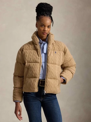 POLO RALPH LAUREN Wełniana kurtka | Regular Fit | z dodatkiem kaszmiru camel