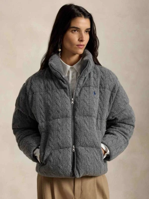 POLO RALPH LAUREN Wełniana kurtka | Regular Fit | z dodatkiem kaszmiru szary
