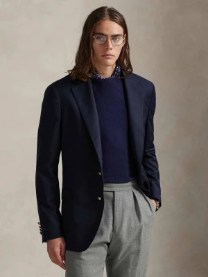 POLO RALPH LAUREN Wełniana marynarka | Regular Fit granatowy