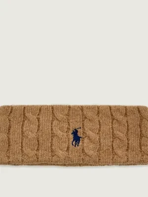 POLO RALPH LAUREN Wełniana opaska | z dodatkiem kaszmiru