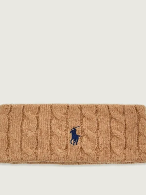 POLO RALPH LAUREN Wełniana opaska | z dodatkiem kaszmiru