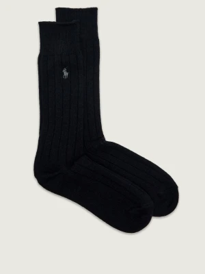 POLO RALPH LAUREN Wełniane skarpety czarny