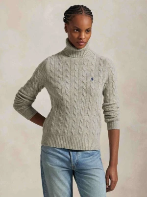 POLO RALPH LAUREN Wełniany golf | Regular Fit | z dodatkiem kaszmiru szary