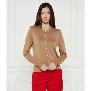 POLO RALPH LAUREN Wełniany kardigan LUNAR | Regular Fit