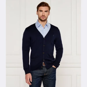 POLO RALPH LAUREN Wełniany kardigan | Slim Fit