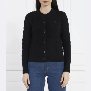 POLO RALPH LAUREN Wełniany kardigan | Regular Fit | z dodatkiem kaszmiru