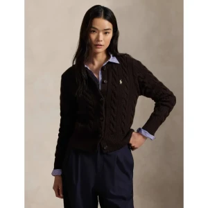 POLO RALPH LAUREN Wełniany kardigan | Slim Fit | z dodatkiem kaszmiru