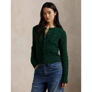 POLO RALPH LAUREN Wełniany kardigan | Slim Fit | z dodatkiem kaszmiru