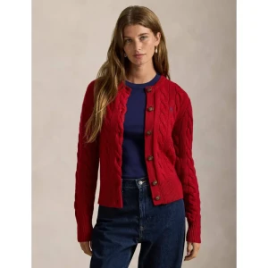 POLO RALPH LAUREN Wełniany kardigan | Slim Fit | z dodatkiem kaszmiru