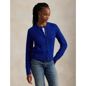 POLO RALPH LAUREN Wełniany kardigan | Slim Fit | z dodatkiem kaszmiru