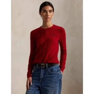 POLO RALPH LAUREN Wełniany sweter JULIANNA | Regular Fit | z dodatkiem kaszmiru
