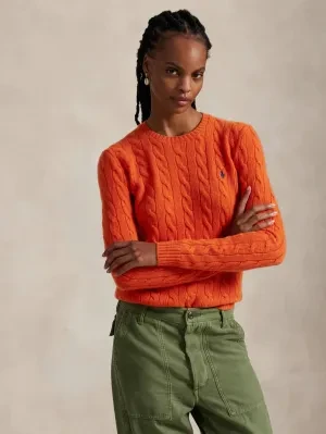 POLO RALPH LAUREN Wełniany sweter JULIANNA | Regular Fit | z dodatkiem kaszmiru