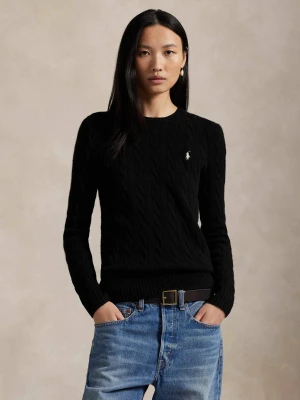 POLO RALPH LAUREN Wełniany sweter JULIANNA | Regular Fit | z dodatkiem kaszmiru