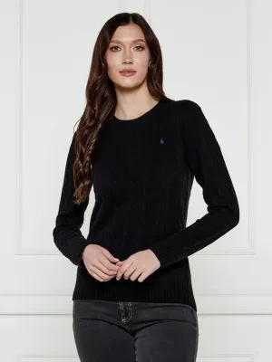 POLO RALPH LAUREN Wełniany sweter JULIANNA | Slim Fit | z dodatkiem kaszmiru