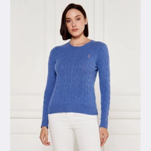POLO RALPH LAUREN Wełniany sweter JULIANNA | Slim Fit | z dodatkiem kaszmiru