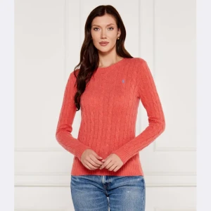 POLO RALPH LAUREN Wełniany sweter JULIANNA | Slim Fit | z dodatkiem kaszmiru