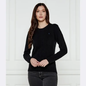 POLO RALPH LAUREN Wełniany sweter JULIANNA | Slim Fit | z dodatkiem kaszmiru